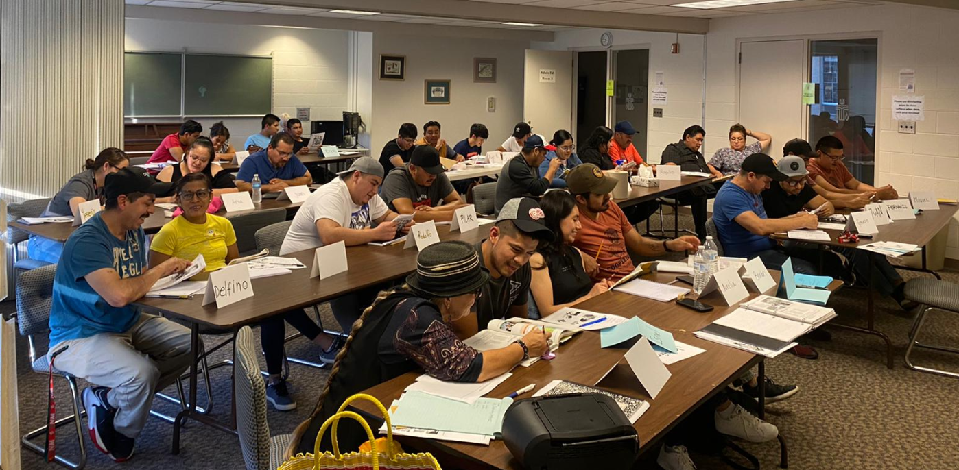 ESL Level 1 class Spanish
